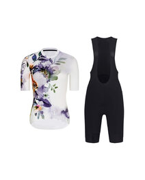 RIVANELLE kratki dres i kratke hlače - FLOWERY LADY - crna/bijela/višebojna